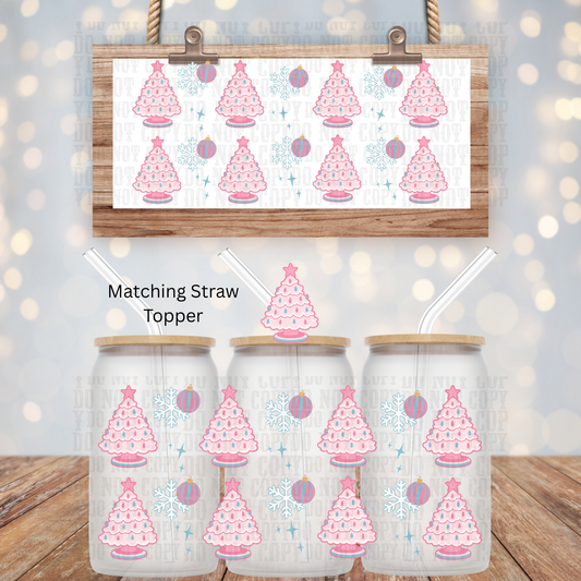 VINTAGE TREES UV DTF CUP WRAP