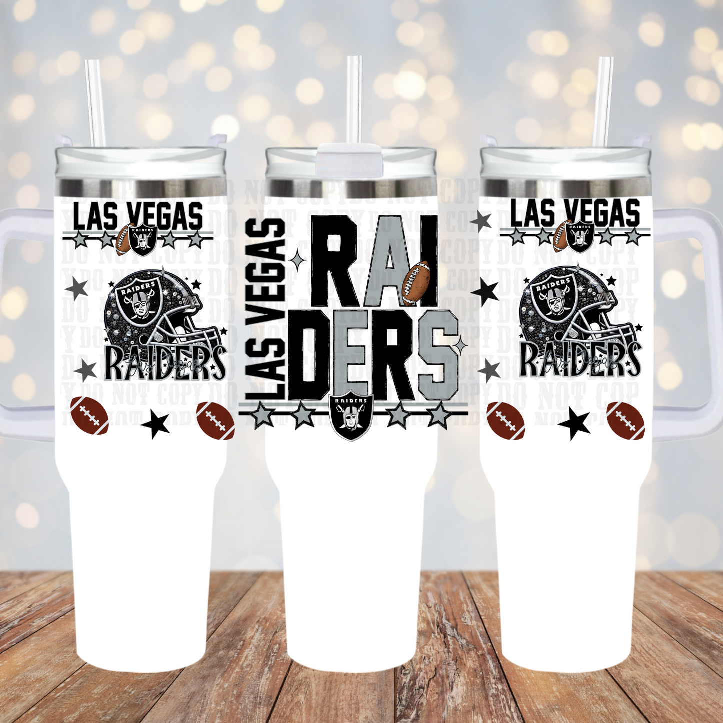 40oz STACKED PRO FOOTBALL BUNDLE