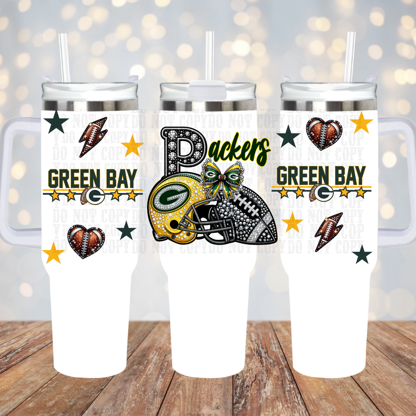 40oz 2026 Faux Rhinestone  Bundle UV DTF CUP WRAP