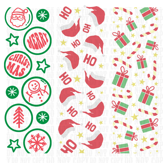 VINTAGE CHRISTMAS BUNDLE UV DTF Pen Wraps #2