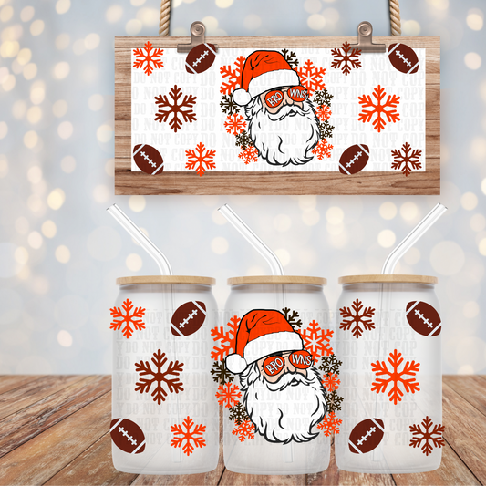 SANTA FOOTBALL TEAMS BUNDLE UV DTF CUP WRAP-SHOP EXCLUSIVE