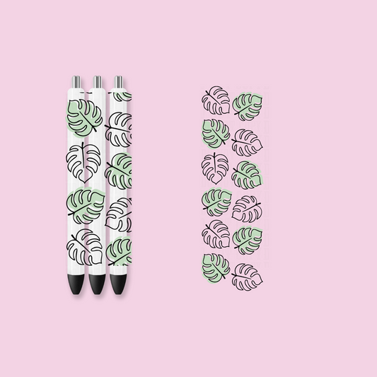 MONSTERA UV DTF Pen Wrap