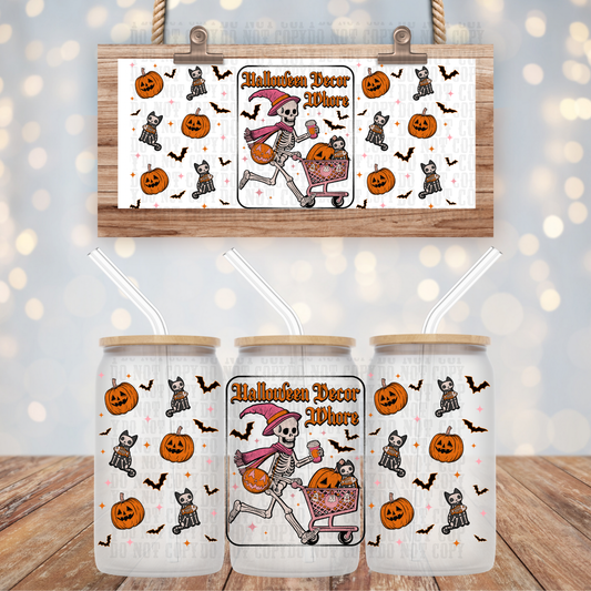 HALLOWEEN DECOR WHORE UV DTF CUP WRAP
