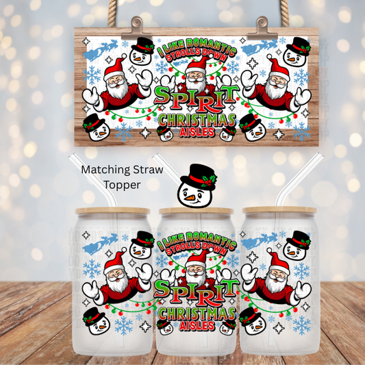 SPIRIT CHRISTMAS UV DTF CUP WRAP