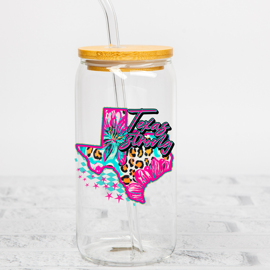 LEOPARD STATE FLORAL UV DTF DECAL