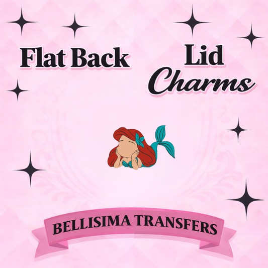 OCEAN PRINCESS FLAT Back Lid Charms