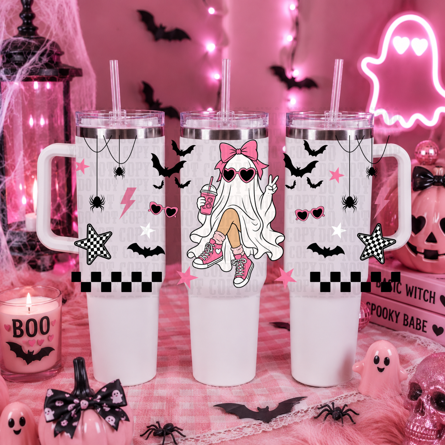 40oz VALLEY GHOSTIE UV DTF CUP WRAP-SHOP EXCLUSIVE FROM CIERRA
