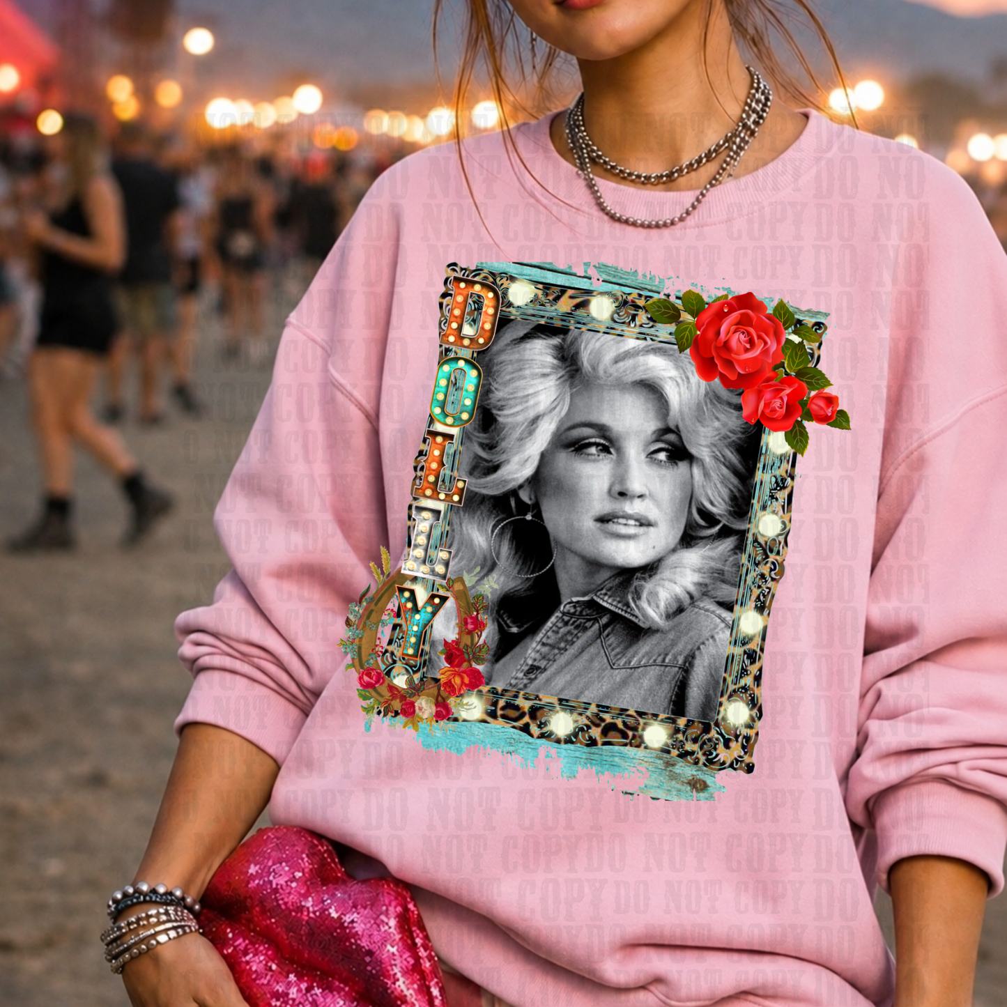 FAUX RHINESTONE ICON  DTF