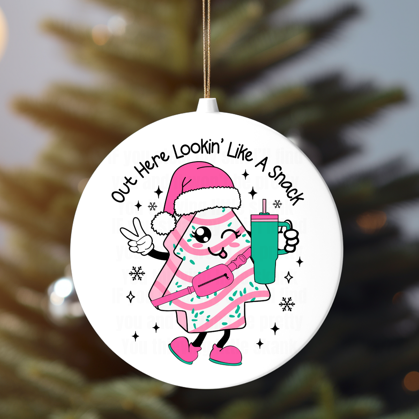 STANLEY TREE SNACK  UV DTF DECAL