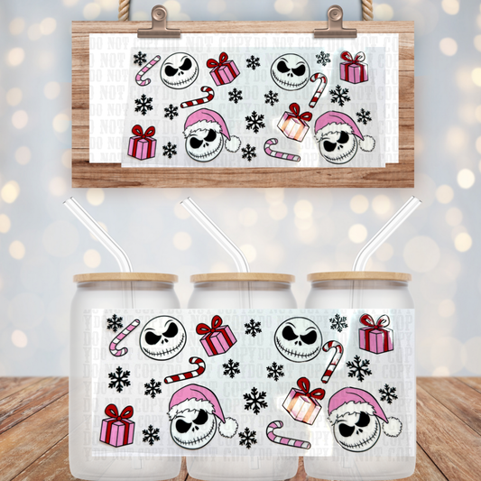 XMAS JACK  UV DTF CUP WRAP