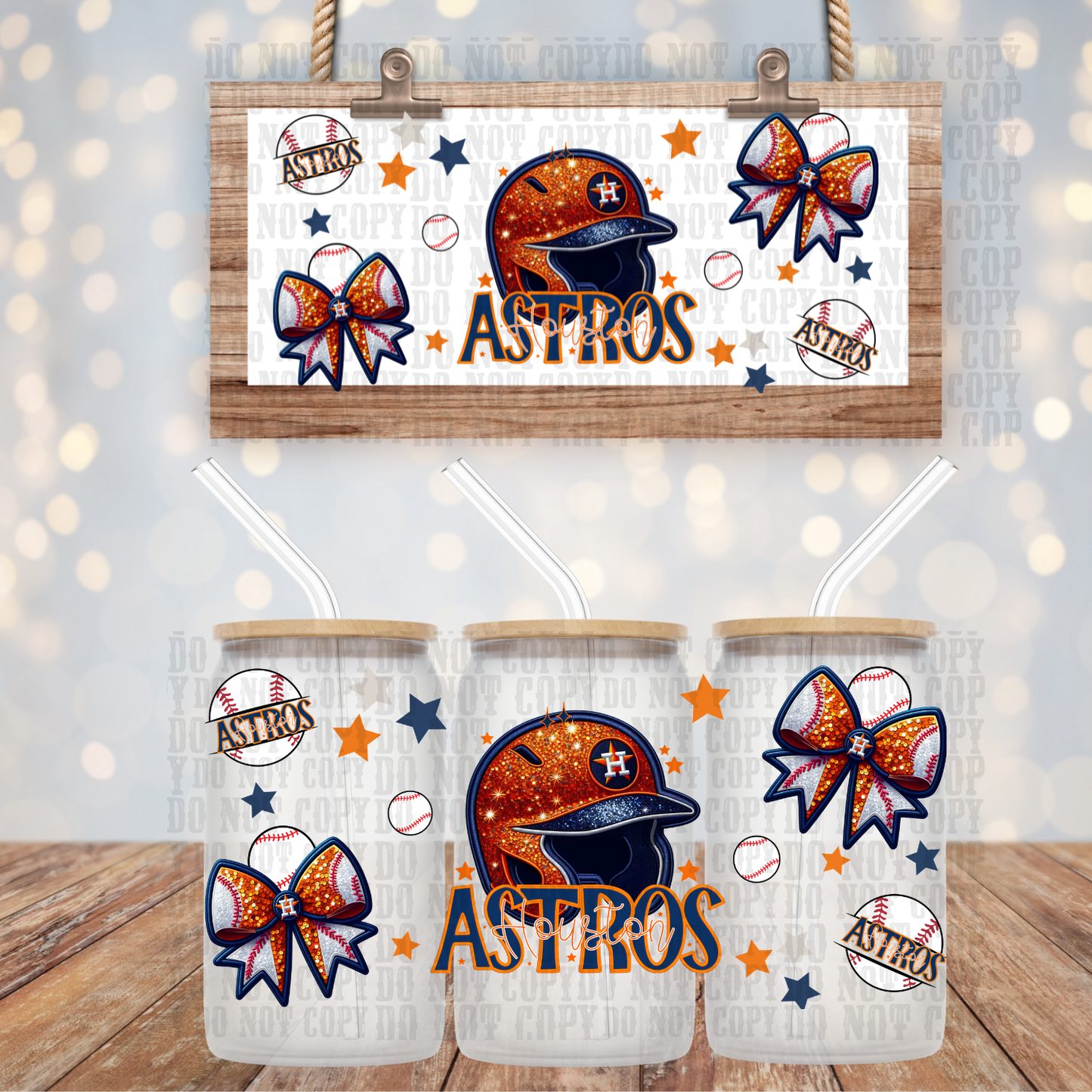 H-TOWN  BUNDLE  UV DTF CUP WRAP - SHOP EXCLUSIVE