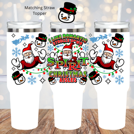 40oz SPIRIT CHRISTMAS UV DTF CUP WRAP