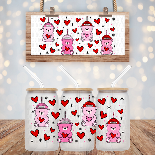 VALENTINES BEARITSA UV DTF CUP WRAP
