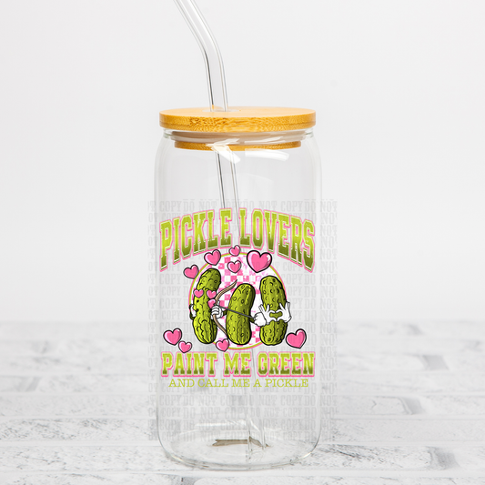 PICKLE LOVER UV DTF DECAL