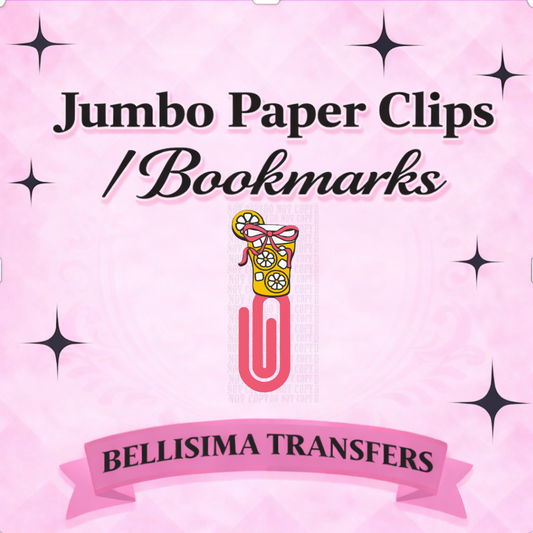 LEMONADE Jumbo Paperclip Bookmark | Cute Checkered Planner Clip