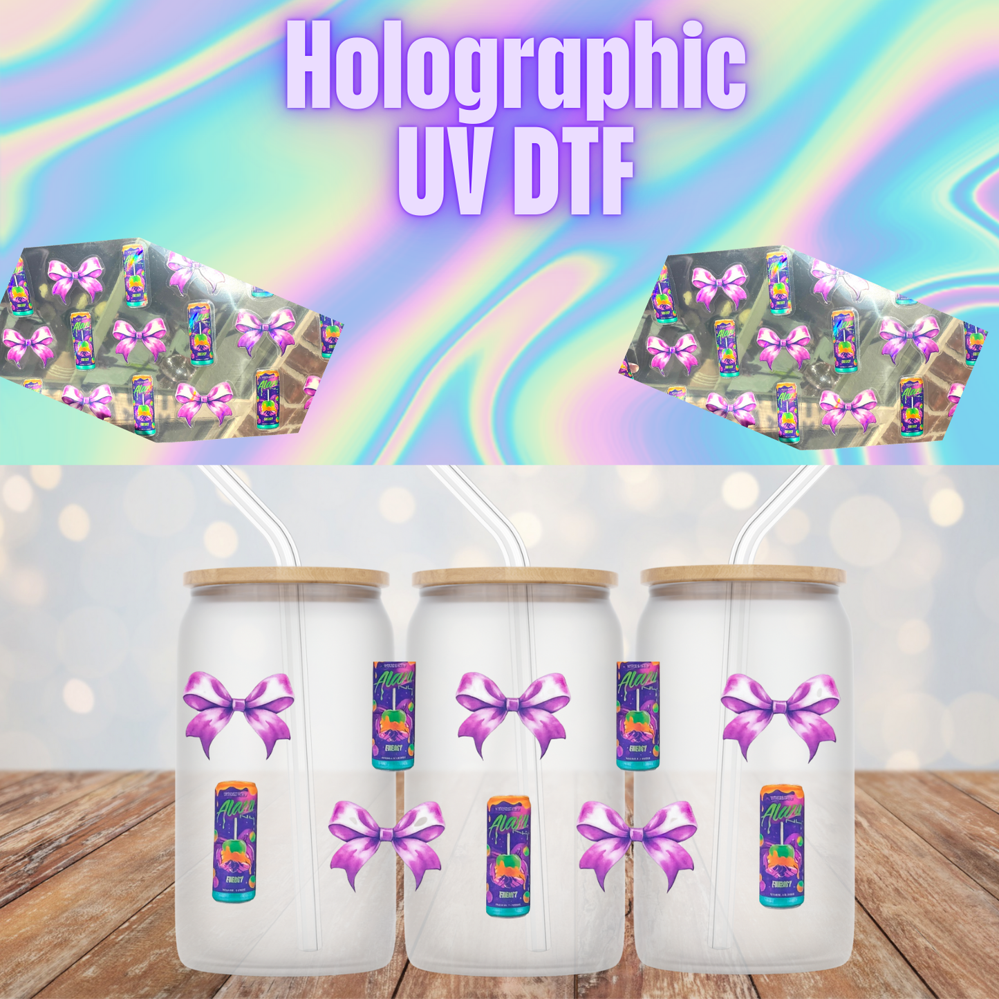 NEW PRODUCT: HOLOGRAPHIC WITCHES BREW UV DTF CUP WRAP