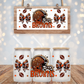 COQUETTE BROWN FOOTBALL BUNDLE UV DTF CUP WRAP