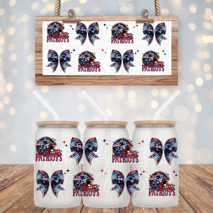 COQUETTE PATS FOOTBALL BUNDLE UV DTF CUP WRAP