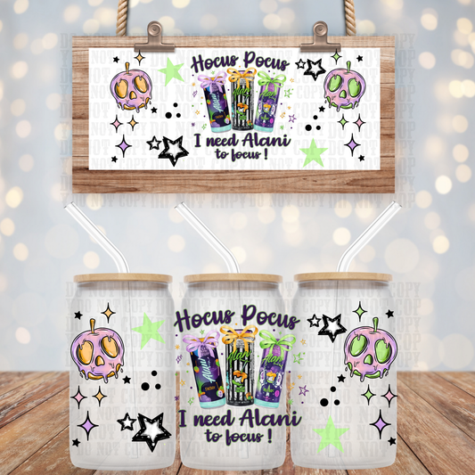 HALLOWEEN ENERGY DRINK UV DTF CUP WRAP - SHOP EXCLUSIVE
