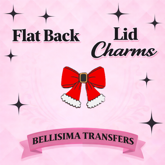 SANTA BELT FLAT BACK CHARM