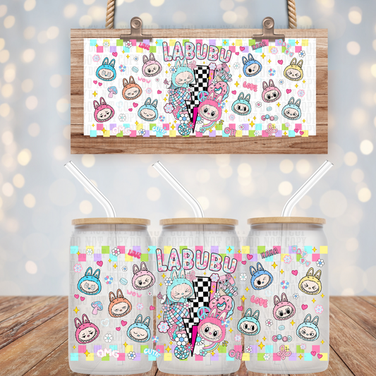 RETRO LA BOOO UV DTF CUP WRAP