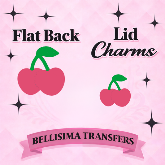 CHERRY Flat Back Lid Charms