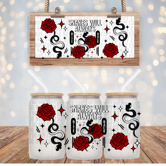 BITE BACK UV DTF CUP WRAP