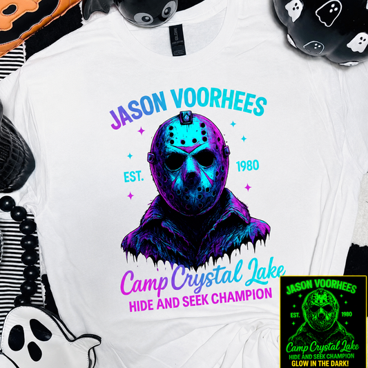 Glow in the Dark Camp Crystal Lake DTF