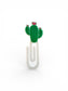 Jumbo 3D Paper Clip Bookmark Heart Cactus Bookmarks for Planners, Books & Gifts