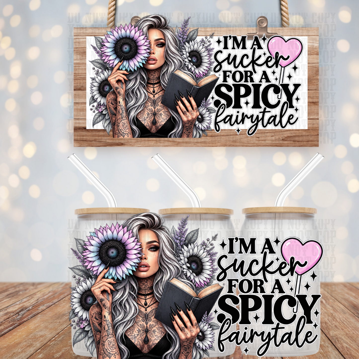 SPICY FAIRYTALE UV DTF CUP WRAP