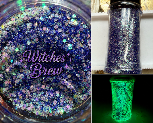 Witches Brew GLOW FINE MIX GLOW GLITTER