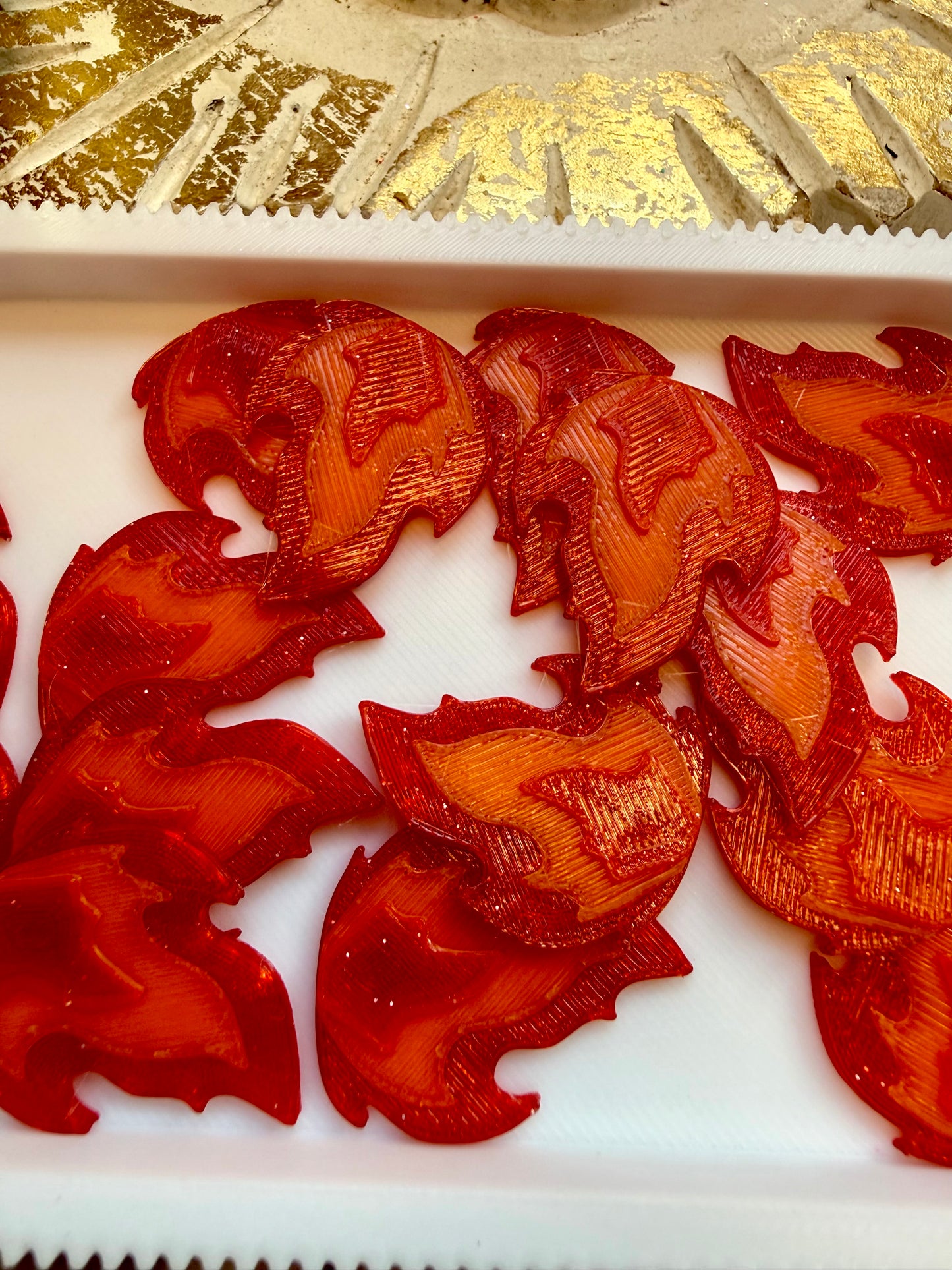 FLAME Flat Back Lid Charms