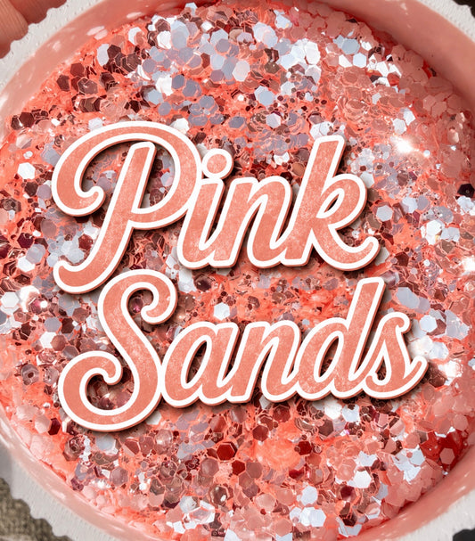 Pink Sands Chunky Mirror Glitter