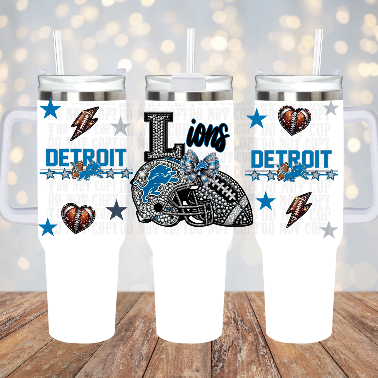 40oz 2026 Faux Rhinestone  Bundle UV DTF CUP WRAP