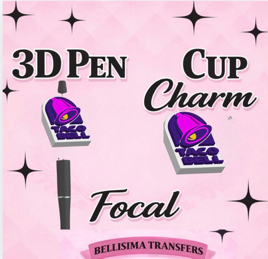 NACHO AVERAGE Focal for Pen & Cup Charms -Interchangeable Decorative Pen Toppers