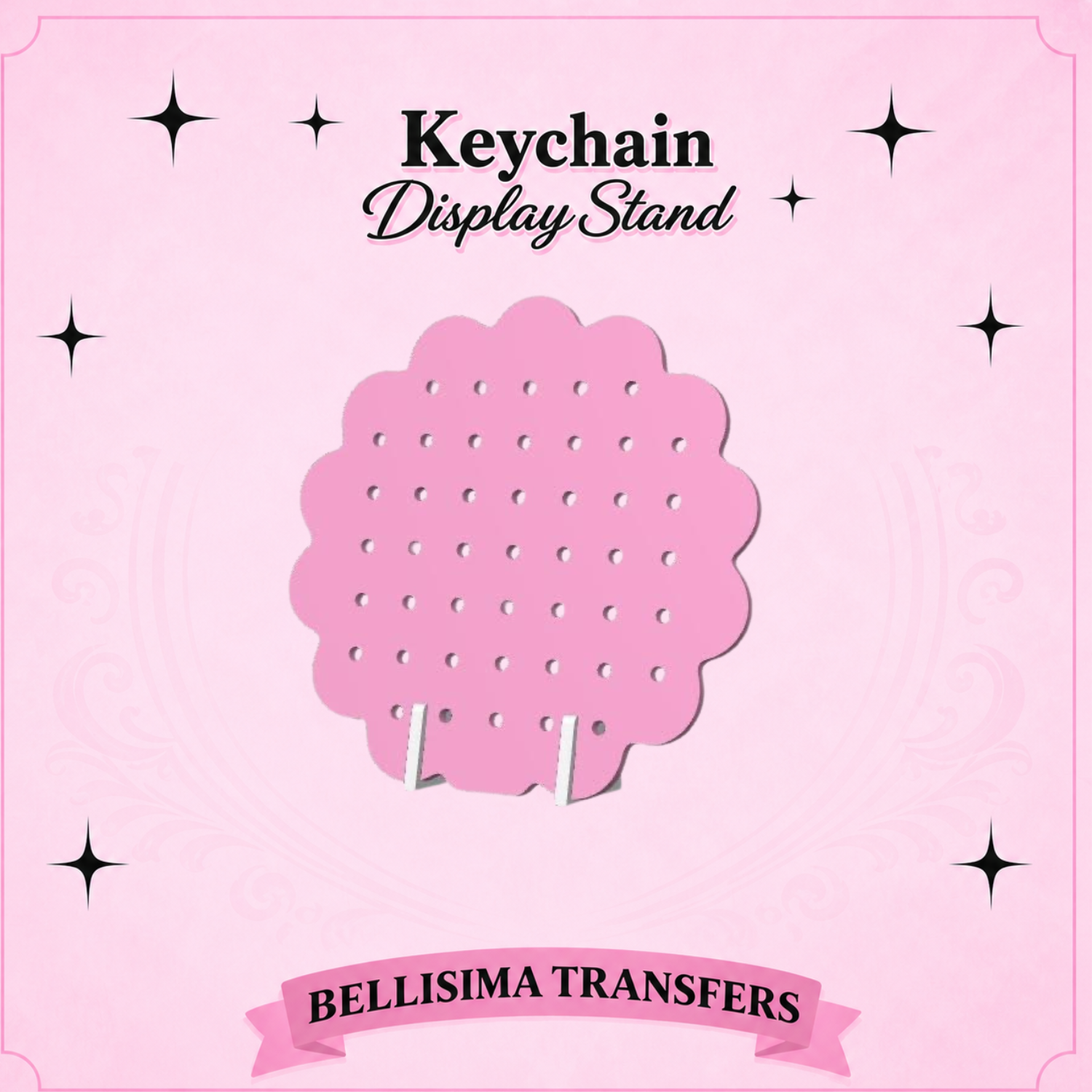 3D keychain display stand