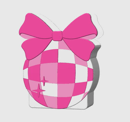 “Pink bow 3D printed pen holder with checkered round design”

“Cute pink checkered pen cup with bow topper”

“Aesthetic 3D printed desk organizer in pink and white checks