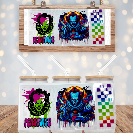 NEON PENNY  UV DTF CUP WRAP