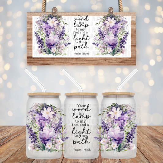 LIGHT MY PATH UV DTF CUP WRAP