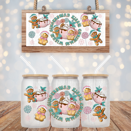 GINGY KISSES UV DTF CUP WRAP