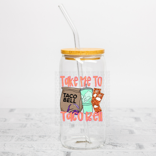 TACO BOUT A CUTE UV DTF DECAL