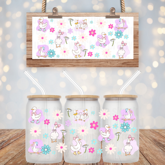 CUTESY GOOSE UV DTF CUP WRAP