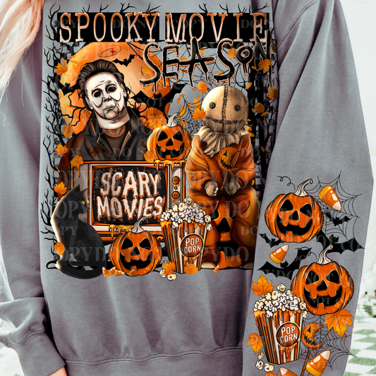 HALLOWEEN SCARY MOVIE BUNDLE W/ SLEEVE DTF
