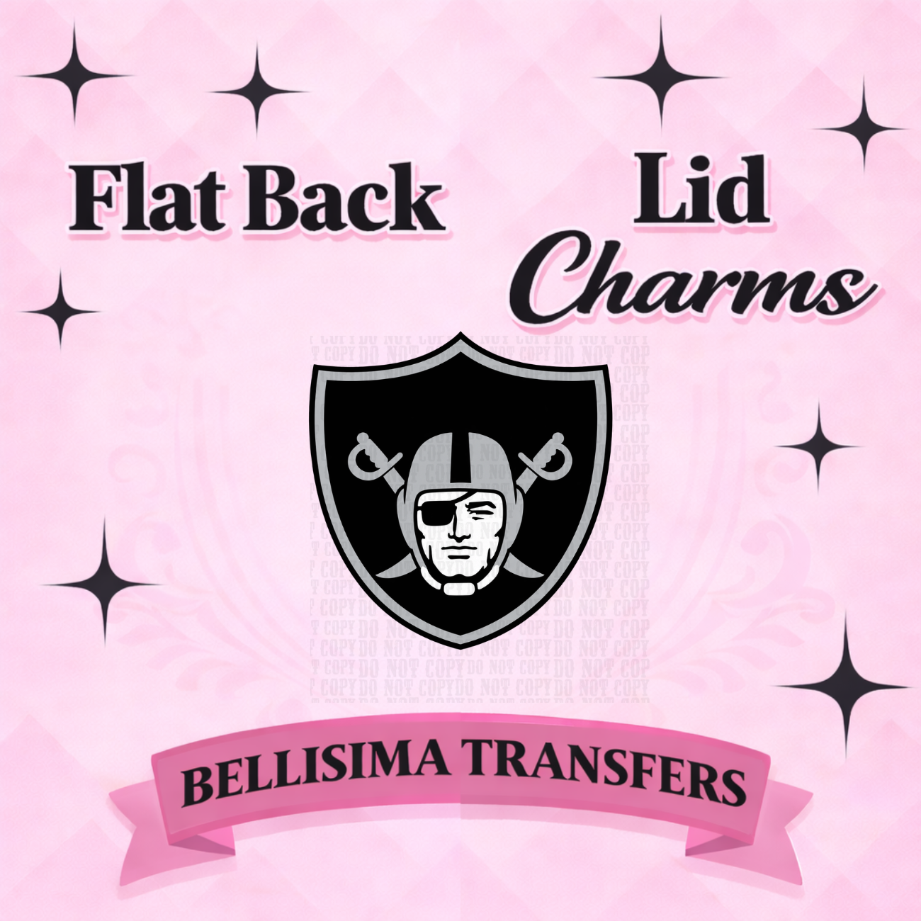 VEGAS FLAT BACK CHARM