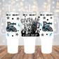 40OZ GIVE EM HELL Football Bundle UV DTF CUP WRAP