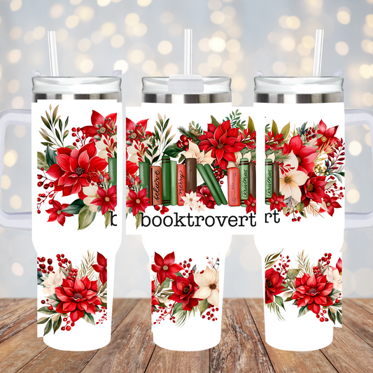 40oz HOLIDAY BOOKTROVERT UV DTF CUP WRAP