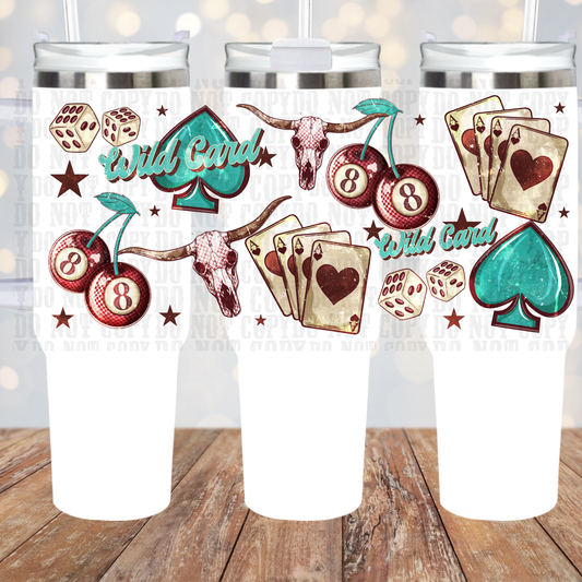 40oz WILDCARD UV DTF CUP WRAP