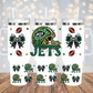 40oz COQUETTE HELMUT FOOTBALL BUNDLE  UV DTF CUP WRAP