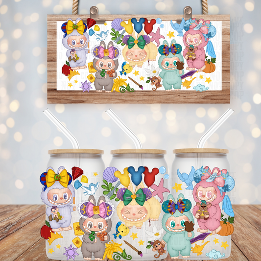 BUBU PRINCESS GANG UV DTF CUP WRAP