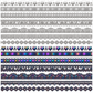 VICTORIAN LACE BORDERS UV DTF ELEMENT SHEET